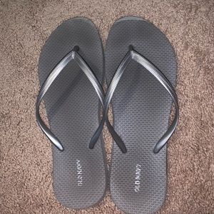 Gray Flip Flops